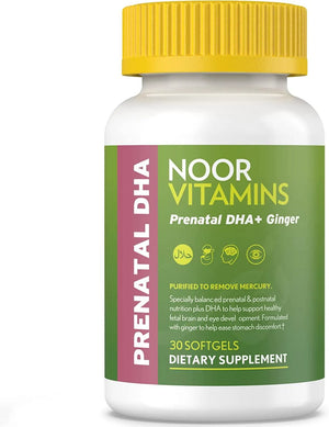 NOOR VITAMINS - Noor Vitamins Halal Prenatal Vitamins with DHA and Folic Acid 30 Capsulas Blandas - The Red Vitamin MX - Suplementos Alimenticios - {{ shop.shopifyCountryName }}