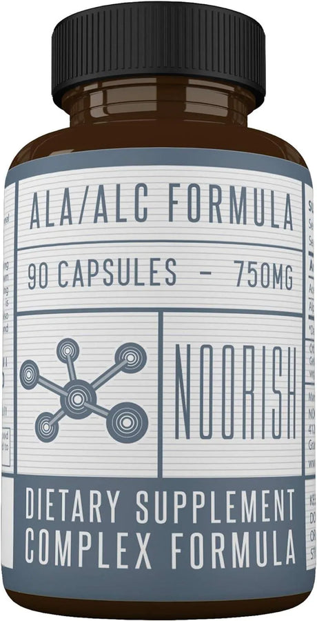 NOORISH - NOORISH Acetyl L-Carnitine with Alpha Lipoic Acid 90 Capsulas - The Red Vitamin MX - Suplementos Alimenticios - {{ shop.shopifyCountryName }}