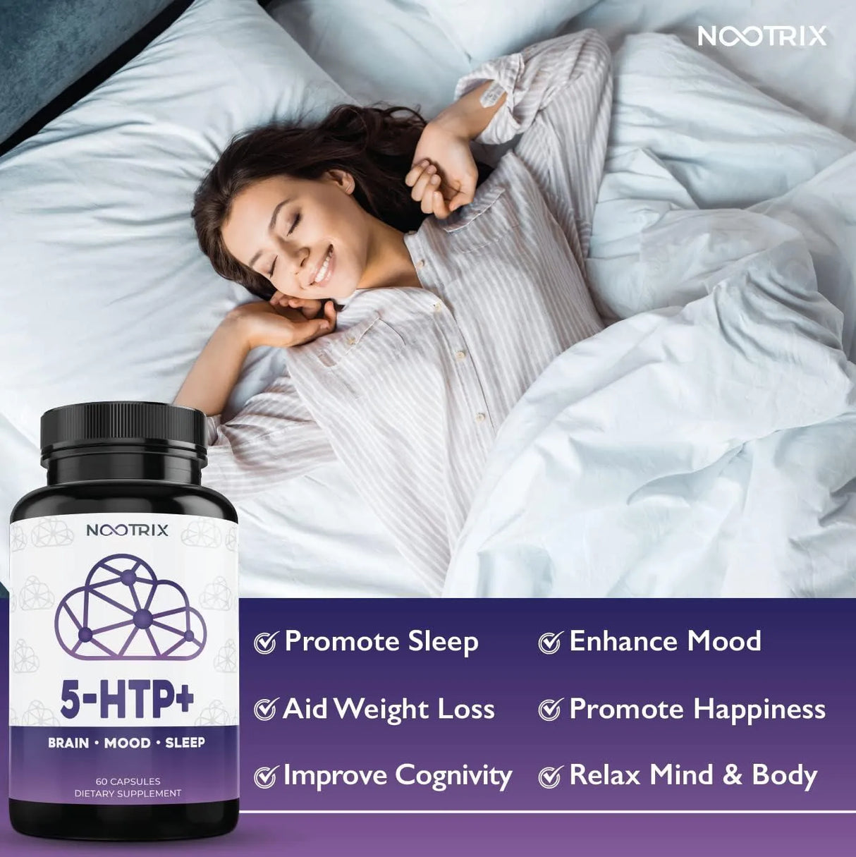 NOOTRIX - Nootrix 5-HTP+ 120 Capsulas 2 Pack - The Red Vitamin MX - Suplementos Alimenticios - {{ shop.shopifyCountryName }}