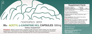 NOOTROPICS DEPOT - Nootropics Depot Acetyl L-Carnitine 500Mg. 90 Capsulas - The Red Vitamin MX - Suplementos Alimenticios - {{ shop.shopifyCountryName }}