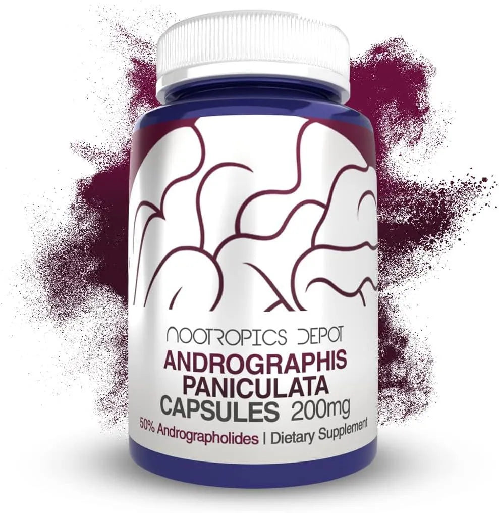 NOOTROPICS DEPOT - Nootropics Depot Andrographis paniculata 200Mg. 180 Capsulas - The Red Vitamin MX - Suplementos Alimenticios - {{ shop.shopifyCountryName }}