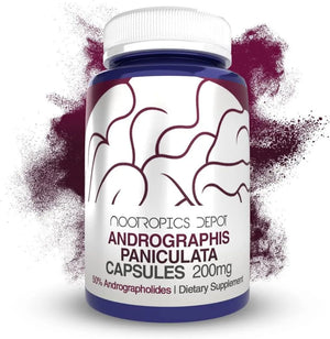 NOOTROPICS DEPOT - Nootropics Depot Andrographis paniculata 200Mg. 60 Capsulas - The Red Vitamin MX - Suplementos Alimenticios - {{ shop.shopifyCountryName }}