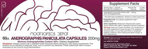 NOOTROPICS DEPOT - Nootropics Depot Andrographis paniculata 200Mg. 60 Capsulas - The Red Vitamin MX - Suplementos Alimenticios - {{ shop.shopifyCountryName }}