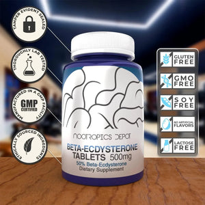 NOOTROPICS DEPOT - Nootropics Depot Beta Ecdysterone 500Mg. 30 Capsulas - The Red Vitamin MX - Suplementos Alimenticios - {{ shop.shopifyCountryName }}