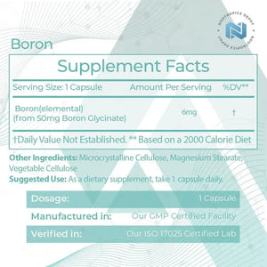 NOOTROPICS DEPOT - Nootropics Depot Boron Glycinate 6 Mg. 365 Capsulas - The Red Vitamin MX - Suplementos Alimenticios - {{ shop.shopifyCountryName }}