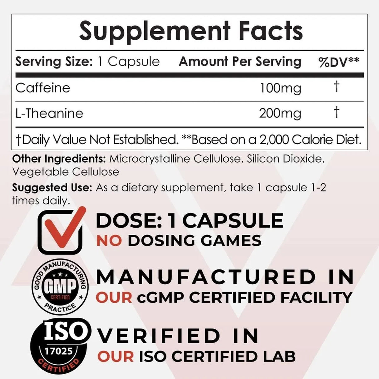 NOOTROPICS DEPOT - Nootropics Depot Caffeine and L-Theanine 60 Capsulas - The Red Vitamin MX - Suplementos Alimenticios - {{ shop.shopifyCountryName }}