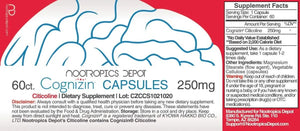 NOOTROPICS DEPOT - Nootropics Depot Cognizin Citicoline 60 Capsulas - The Red Vitamin MX - Suplementos Alimenticios - {{ shop.shopifyCountryName }}