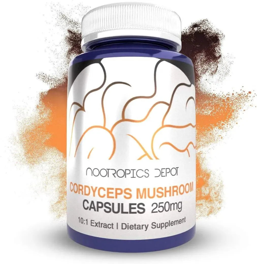 NOOTROPICS DEPOT - Nootropics Depot Cordyceps Mushroom Capsules 250Mg. 60 Capsulas - The Red Vitamin MX - Suplementos Alimenticios - {{ shop.shopifyCountryName }}