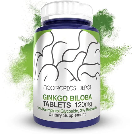 NOOTROPICS DEPOT - Nootropics Depot Ginkgo Biloba Extract 120Mg. 90 Tabletas - The Red Vitamin MX - Suplementos Alimenticios - {{ shop.shopifyCountryName }}