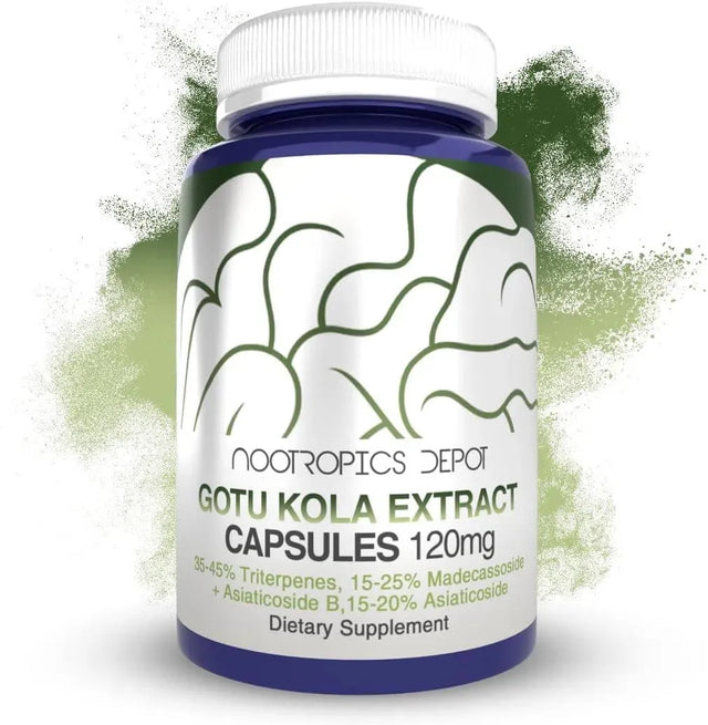 NOOTROPICS DEPOT - Nootropics Depot Gotu Kola Extract 120Mg. 180 Capsulas - The Red Vitamin MX - Suplementos Alimenticios - {{ shop.shopifyCountryName }}