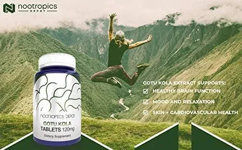 NOOTROPICS DEPOT - Nootropics Depot Gotu Kola Extract 120Mg. 180 Capsulas - The Red Vitamin MX - Suplementos Alimenticios - {{ shop.shopifyCountryName }}