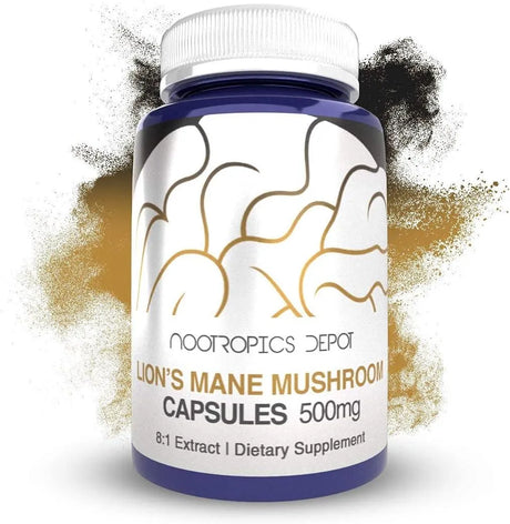 NOOTROPICS DEPOT - Nootropics Depot Lions Mane Mushroom Capsules 500Mg. 60 Capsulas - The Red Vitamin MX - Suplementos Alimenticios - {{ shop.shopifyCountryName }}