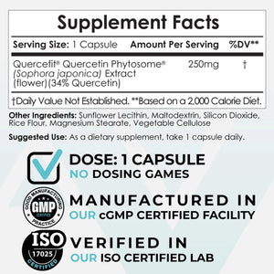 NOOTROPICS DEPOT - Nootropics Depot Quercefit Quercetin Phytosome 250Mg. 90 Capsulas - The Red Vitamin MX - Suplementos Alimenticios - {{ shop.shopifyCountryName }}