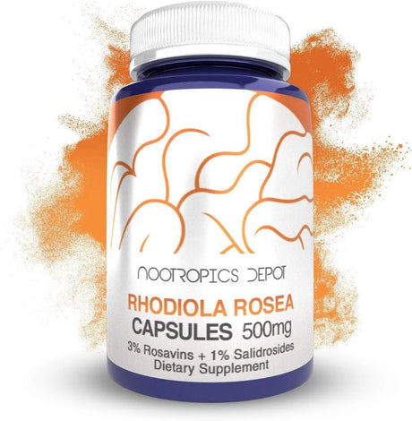 NOOTROPICS DEPOT - Nootropics Depot Rhodiola Rosea 500Mg. 60 Capsulas - The Red Vitamin MX - Suplementos Alimenticios - {{ shop.shopifyCountryName }}