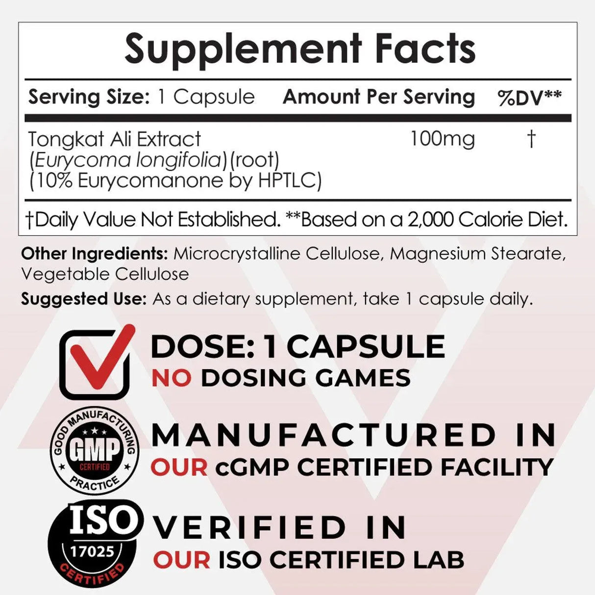 NOOTROPICS DEPOT - Nootropics Depot Tongkat Ali Extract Capsules 100Mg. - The Red Vitamin MX - Suplementos Alimenticios - {{ shop.shopifyCountryName }}