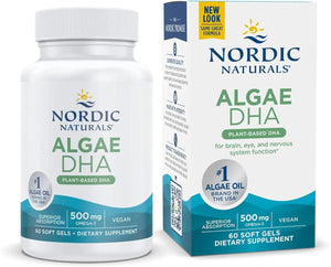 NORDIC NATURALS - Nordic Naturals Algae DHA 60 Capsulas Blandas - The Red Vitamin MX - Suplementos Alimenticios - {{ shop.shopifyCountryName }}