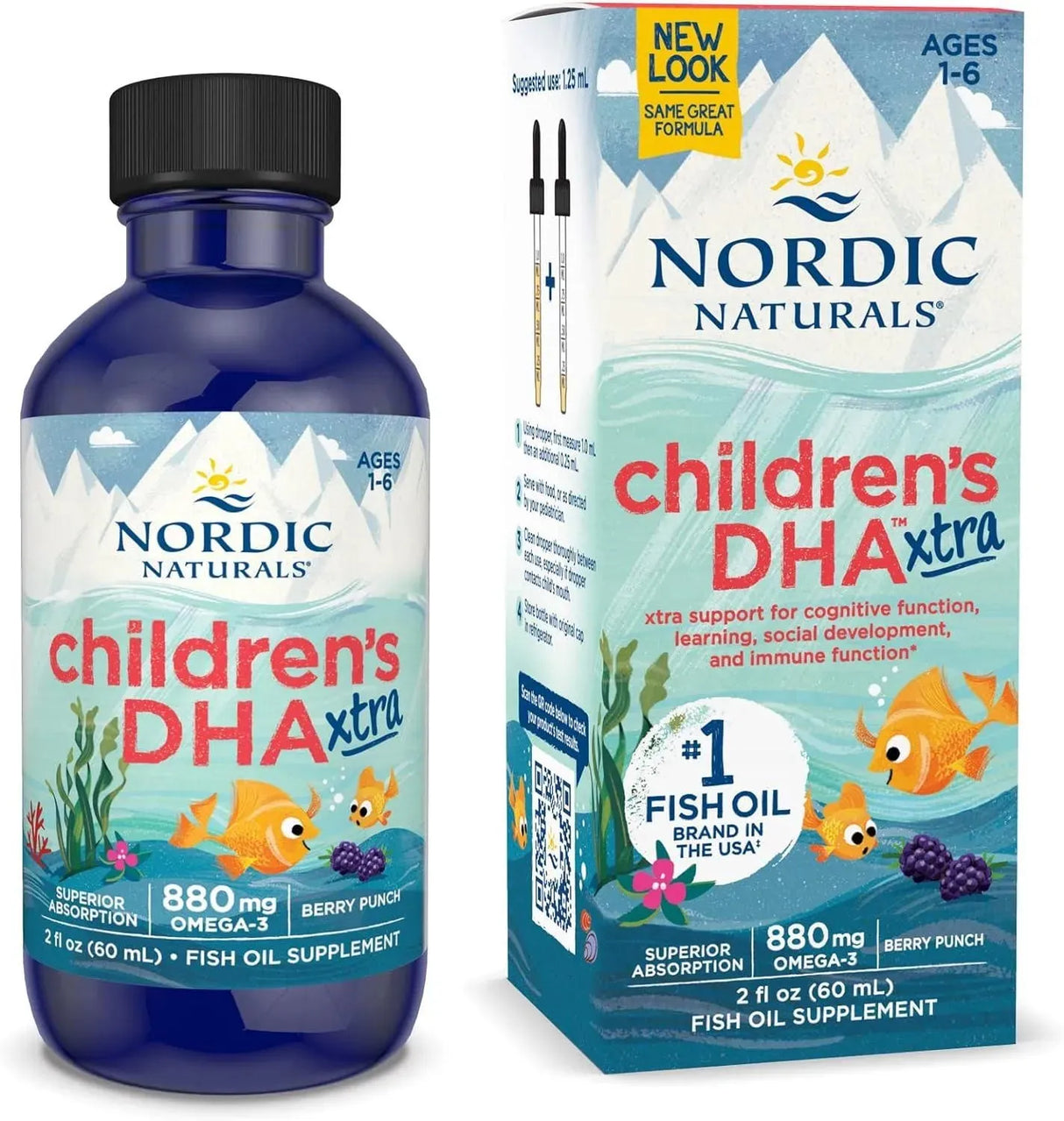 NORDIC NATURALS - Nordic Naturals Children’s DHA Xtra Berry Punch 60Ml. - The Red Vitamin MX - Suplementos Alimenticios - {{ shop.shopifyCountryName }}