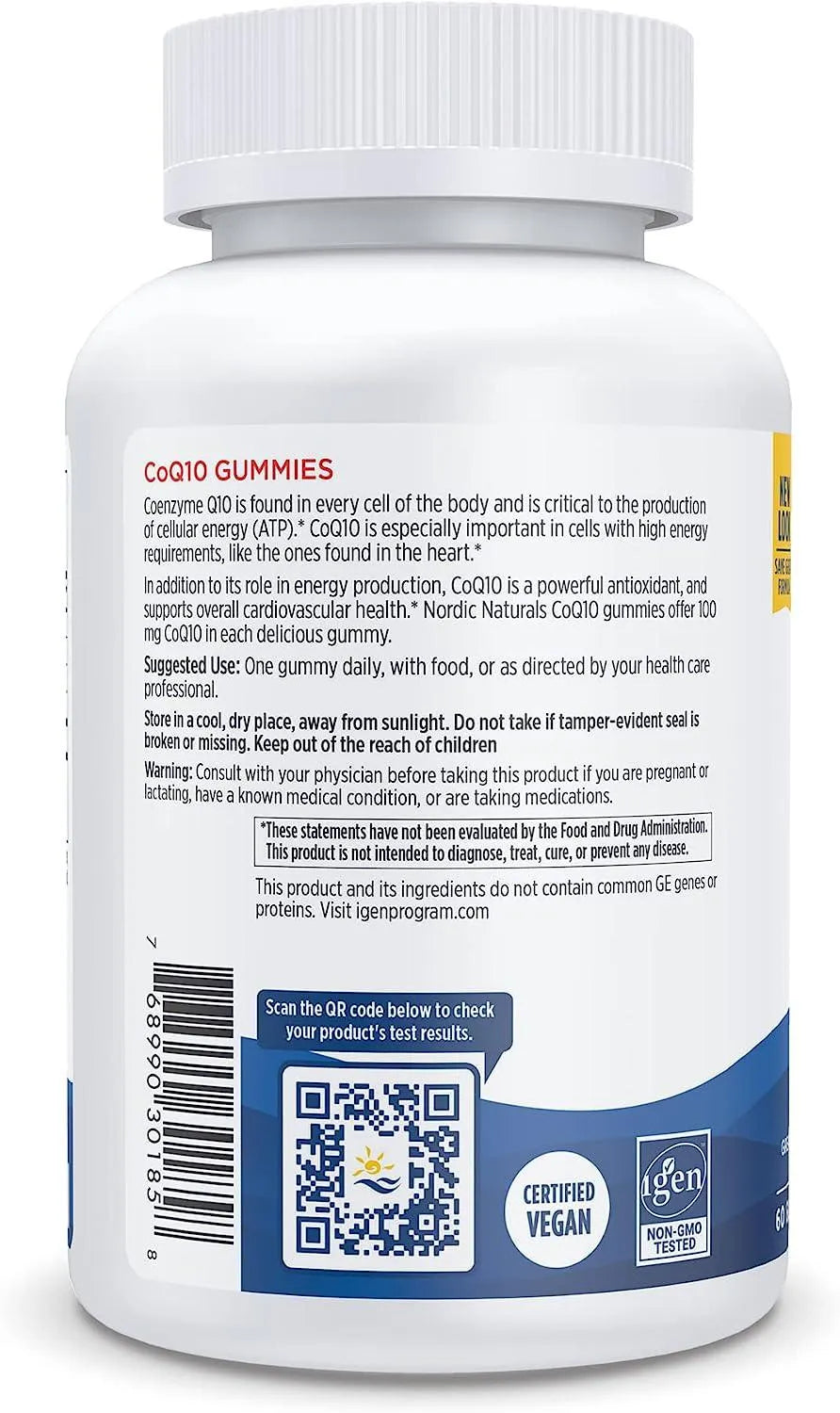 NORDIC NATURALS - Nordic Naturals CoQ10 100Mg. 60 Gomitas - The Red Vitamin MX - Suplementos Alimenticios - {{ shop.shopifyCountryName }}