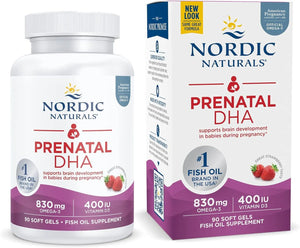 NORDIC NATURALS - Nordic Naturals Prenatal DHA Strawberry 90 Capsulas Blandas - The Red Vitamin MX - Suplementos Alimenticios - {{ shop.shopifyCountryName }}