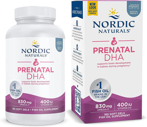 NORDIC NATURALS - Nordic Naturals Prenatal DHA Unflavored 180 Capsulas Blandas - The Red Vitamin MX - Suplementos Alimenticios - {{ shop.shopifyCountryName }}