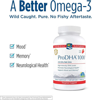 NORDIC NATURALS - Nordic Naturals ProDHA 1000 Strawberry 120 Capsulas Blandas - The Red Vitamin MX - Suplementos Alimenticios - {{ shop.shopifyCountryName }}