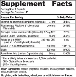 NORDIC NATURALS - Nordic Naturals Vitamin B Complex 45 Capsulas - The Red Vitamin MX - Suplementos Alimenticios - {{ shop.shopifyCountryName }}