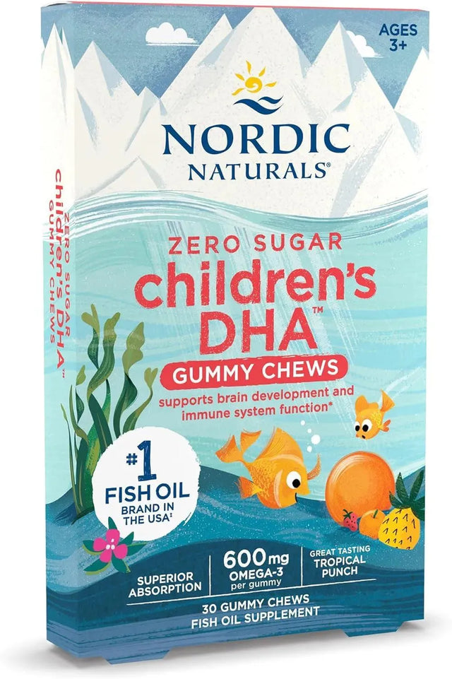 NORDIC NATURALS - Nordic Naturals Zero Sugar Children’s DHA Gummy Chews 30 Gomitas - The Red Vitamin MX - Suplementos Alimenticios - {{ shop.shopifyCountryName }}