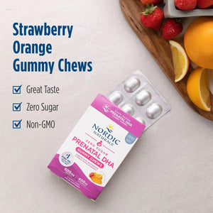 NORDIC NATURALS - Nordic Naturals Zero Sugar DHA Prenatal Vitamin Gummies 27 Gomitas - The Red Vitamin MX - Suplementos Alimenticios - {{ shop.shopifyCountryName }}