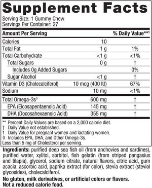 NORDIC NATURALS - Nordic Naturals Zero Sugar DHA Prenatal Vitamin Gummies 27 Gomitas - The Red Vitamin MX - Suplementos Alimenticios - {{ shop.shopifyCountryName }}