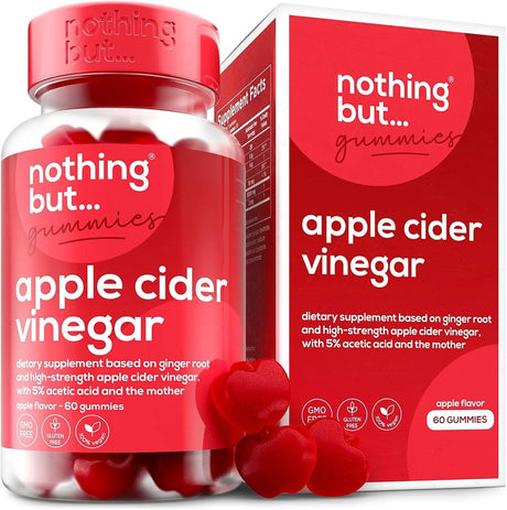 NOTHING BUT - Nothing BUT Apple Cider Vinegar Gummies 60 Gomitas - The Red Vitamin MX - Suplementos Alimenticios - {{ shop.shopifyCountryName }}