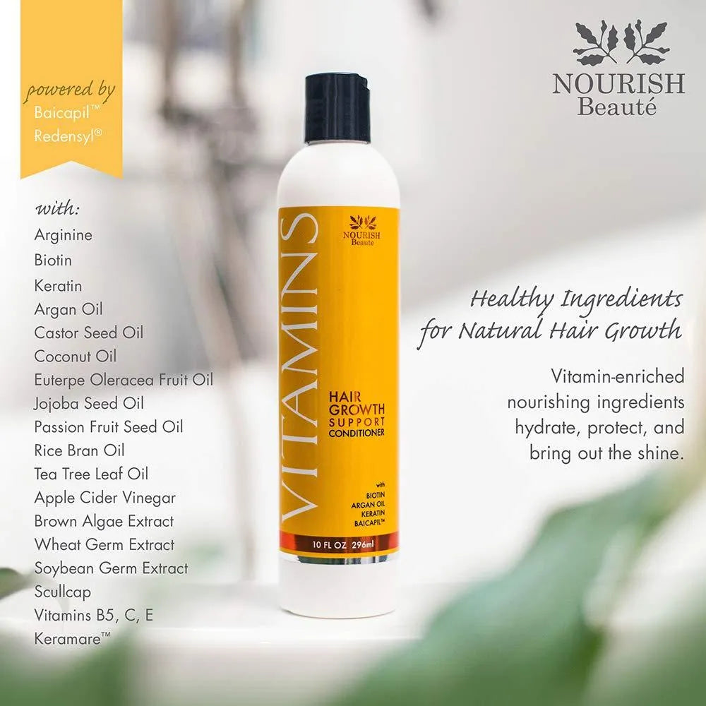 NOURISH BEAUTE - Nourish Beaute Vitamins Conditioner for Hair Loss 296Ml. - The Red Vitamin MX - Acondicionador Para Cabello - {{ shop.shopifyCountryName }}