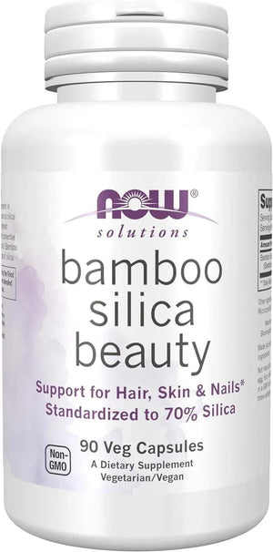 NOW SOLUTIONS - NOW Solutions Bamboo Silica Beauty 90 Capsulas - The Red Vitamin MX - Suplementos Alimenticios - {{ shop.shopifyCountryName }}