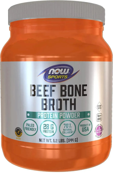 NOW SPORTS - NOW Sports Nutrition Beef Bone Broth Powder 544Gr. - The Red Vitamin MX - Suplementos Alimenticios - {{ shop.shopifyCountryName }}