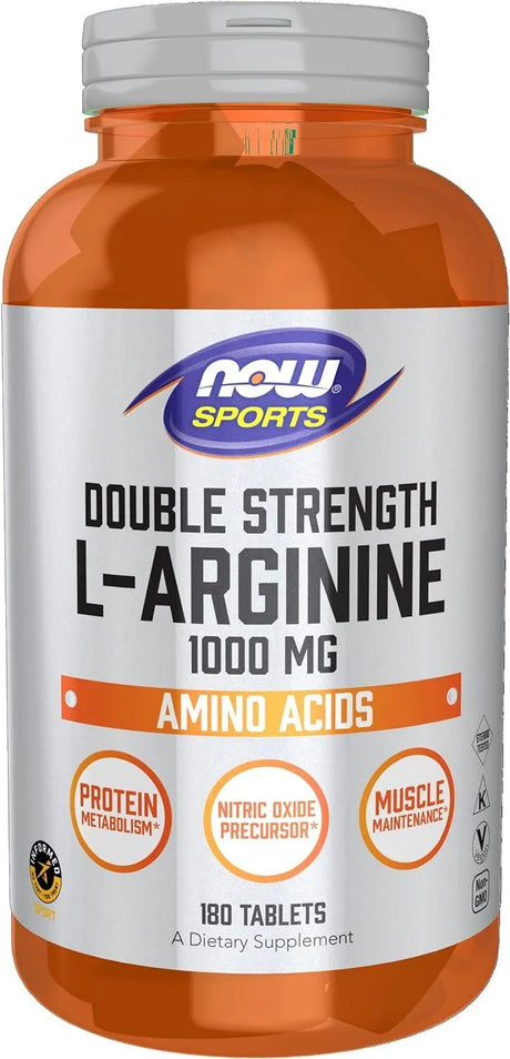 NOW SPORTS - NOW Sports Nutrition L-Arginine 1000Mg. 180 Tabletas - The Red Vitamin MX - Suplementos Alimenticios - {{ shop.shopifyCountryName }}