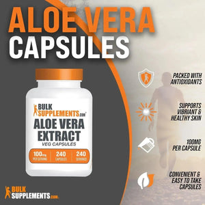 NOW SUPPLEMENTS - Bulk Supplements Aloe Vera Extract 100Mg. 240 Capsulas - The Red Vitamin MX - Suplementos Alimenticios - {{ shop.shopifyCountryName }}