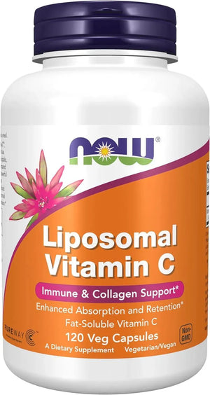 NOW SUPPLEMENTS - NOW Liposomal Vitamin C 120 Capsulas - The Red Vitamin MX - Suplementos Alimenticios - {{ shop.shopifyCountryName }}