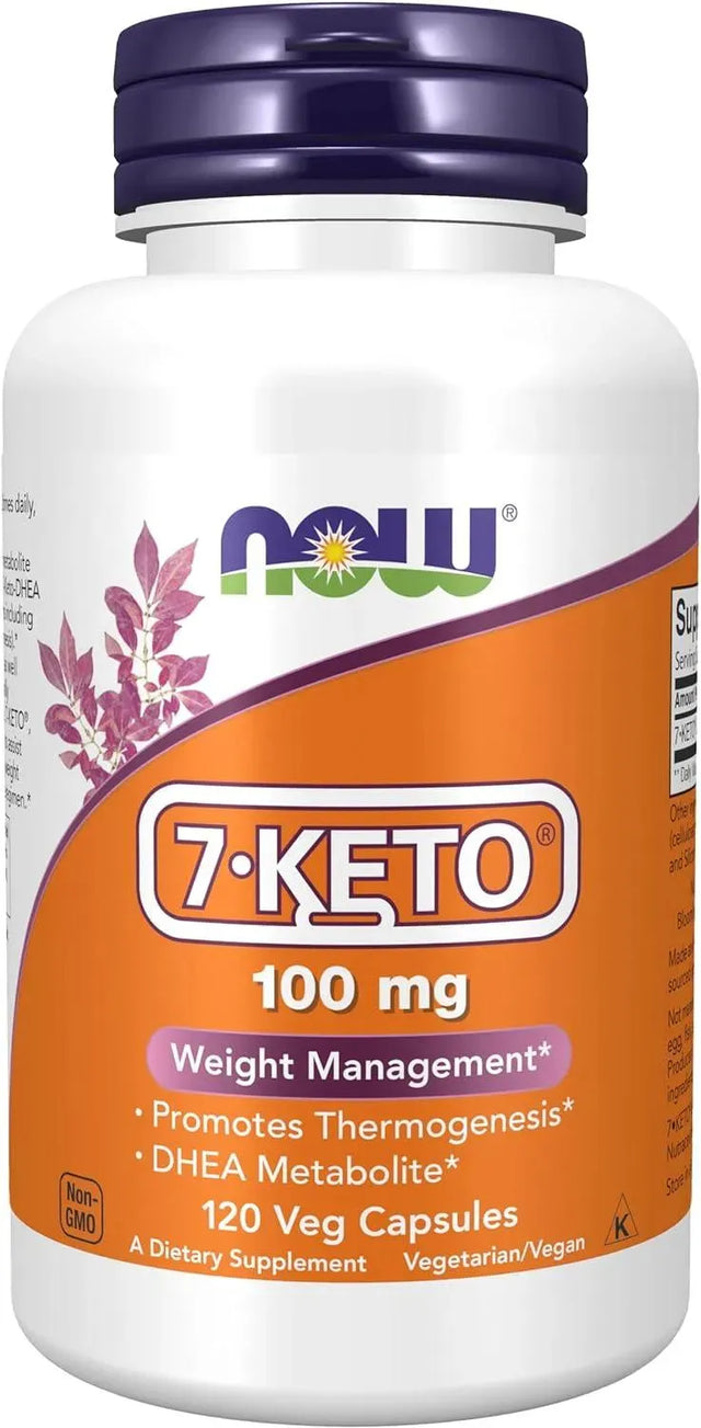 NOW SUPPLEMENTS - NOW Supplements 7-Keto 100Mg. 120 Capsulas - The Red Vitamin MX - Suplementos Alimenticios - {{ shop.shopifyCountryName }}