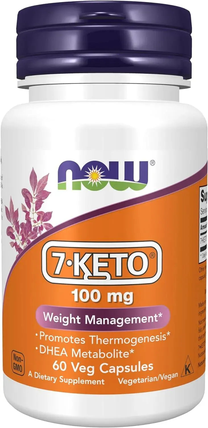 NOW SUPPLEMENTS - NOW Supplements 7-Keto 100Mg. 60 Capsulas - The Red Vitamin MX - Suplementos Alimenticios - {{ shop.shopifyCountryName }}