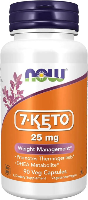 NOW SUPPLEMENTS - NOW Supplements 7-Keto 25Mg. 90 Capsulas - The Red Vitamin MX - Suplementos Alimenticios - {{ shop.shopifyCountryName }}