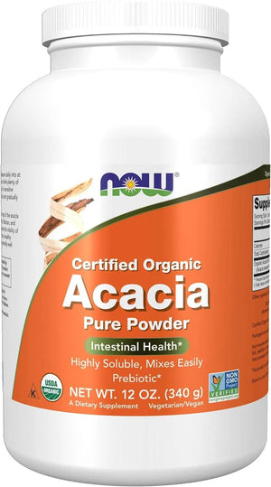 NOW SUPPLEMENTS - NOW Supplements Acacia Pure Powder 340Gr. - The Red Vitamin MX - Suplementos Alimenticios - {{ shop.shopifyCountryName }}