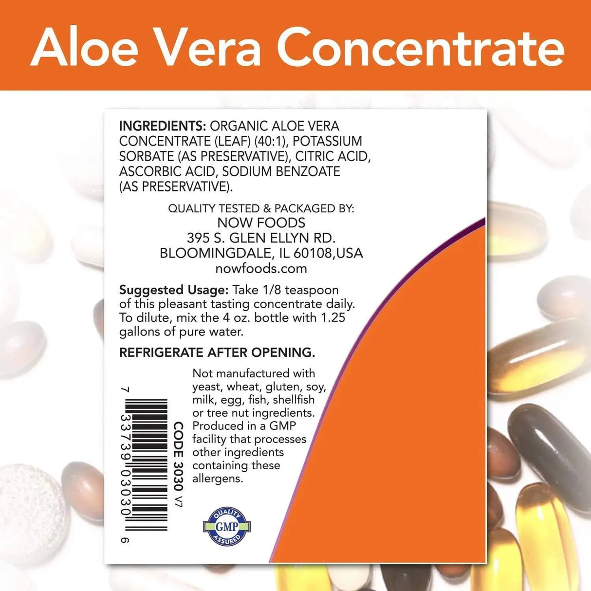 NOW SUPPLEMENTS - NOW Supplements Aloe Vera Concentrate 118Ml. - The Red Vitamin MX - Suplementos Alimenticios - {{ shop.shopifyCountryName }}