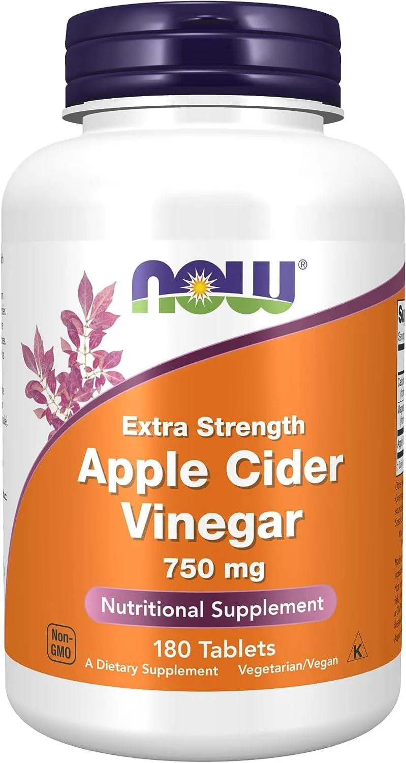 NOW SUPPLEMENTS - NOW Supplements Apple Cider Vinegar 750Mg. Tabletas - The Red Vitamin MX - Suplementos Alimenticios - {{ shop.shopifyCountryName }}