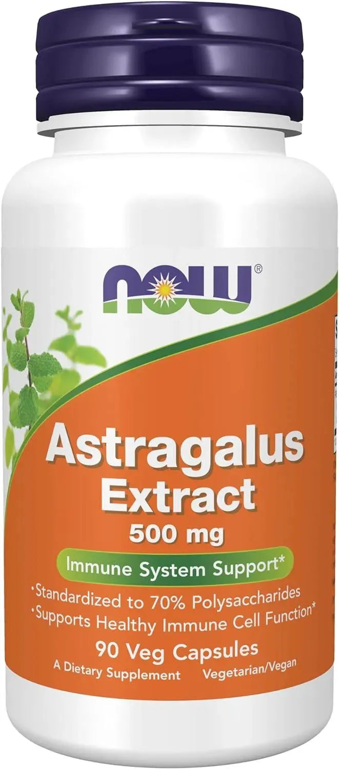 NOW SUPPLEMENTS - Now Supplements Astragalus Extract 500Mg. 90 Capsulas - The Red Vitamin MX - Suplementos Alimenticios - {{ shop.shopifyCountryName }}