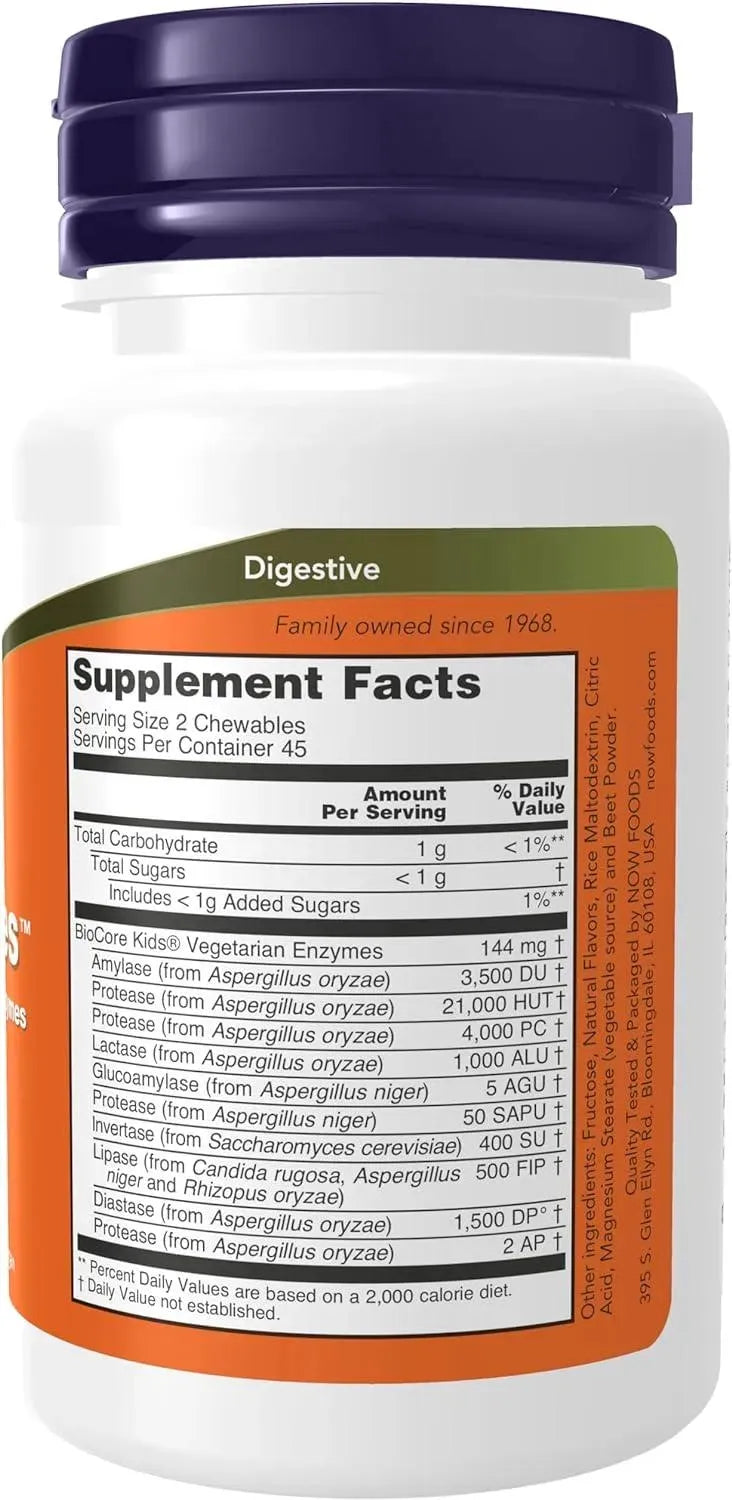 NOW SUPPLEMENTS - NOW Supplements ChewyZymes 90 Tabletas Masticables - The Red Vitamin MX - Suplementos Alimenticios - {{ shop.shopifyCountryName }}