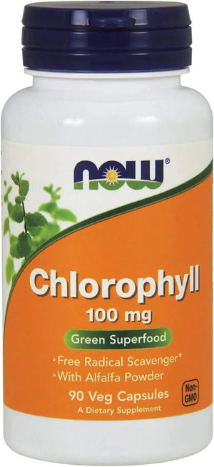 NOW SUPPLEMENTS - NOW Supplements Chlorophyll 100Mg. 90 Capsulas - The Red Vitamin MX - Suplementos Alimenticios - {{ shop.shopifyCountryName }}