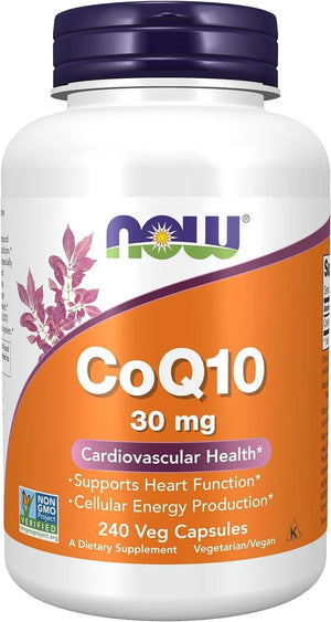 NOW SUPPLEMENTS - NOW Supplements CoQ10 30Mg. 240 Capsulas - The Red Vitamin MX - Suplementos Alimenticios - {{ shop.shopifyCountryName }}