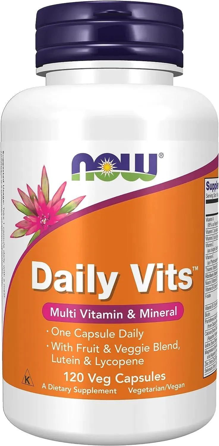 NOW SUPPLEMENTS - NOW Supplements Daily Vits 120 Capsulas - The Red Vitamin MX - Suplementos Alimenticios - {{ shop.shopifyCountryName }}