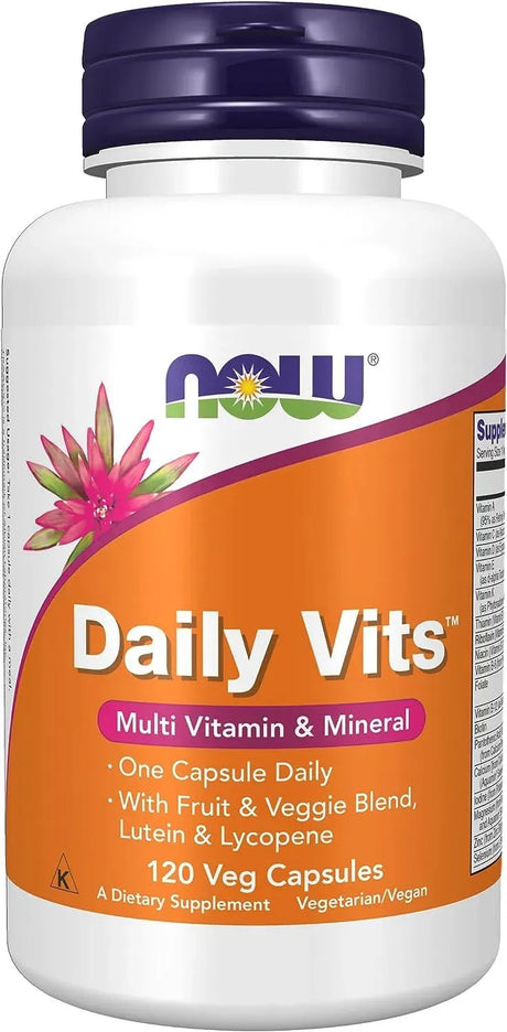NOW SUPPLEMENTS - NOW Supplements Daily Vits 120 Capsulas - The Red Vitamin MX - Suplementos Alimenticios - {{ shop.shopifyCountryName }}