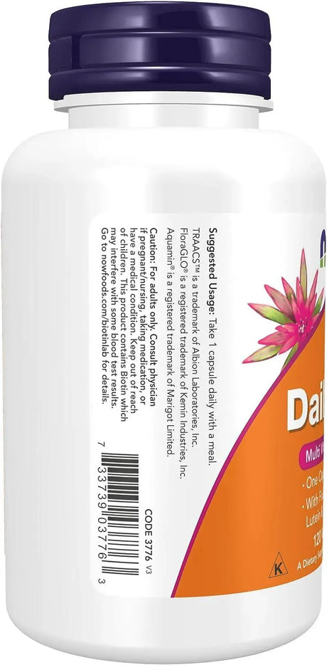 NOW SUPPLEMENTS - NOW Supplements Daily Vits 120 Capsulas - The Red Vitamin MX - Suplementos Alimenticios - {{ shop.shopifyCountryName }}