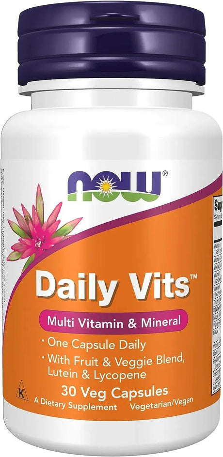 NOW SUPPLEMENTS - NOW Supplements Daily Vits 30 Capsulas - The Red Vitamin MX - Suplementos Alimenticios - {{ shop.shopifyCountryName }}